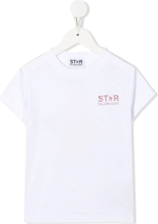 Golden Goose star t-shirt white Wit