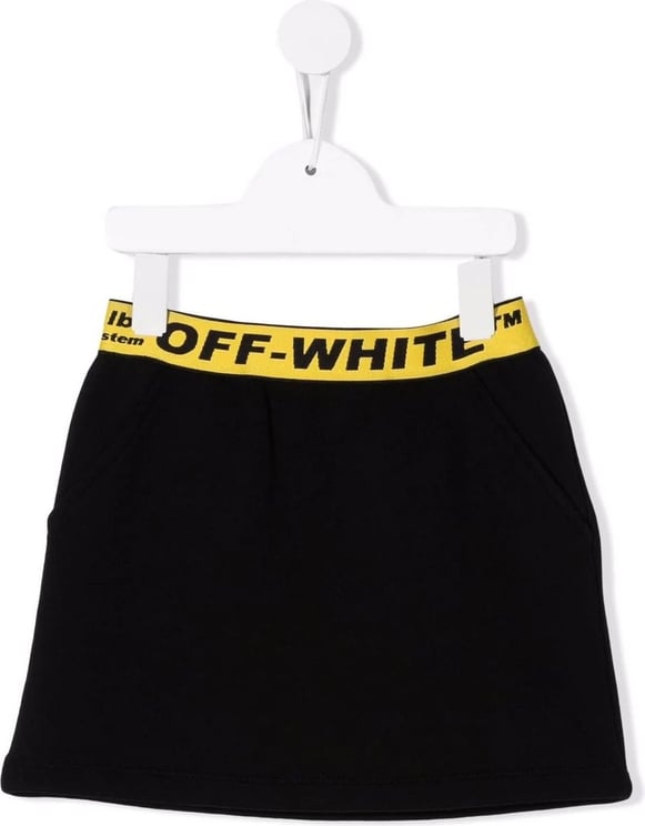 OFF-WHITE off industrial sweat skirt black Zwart