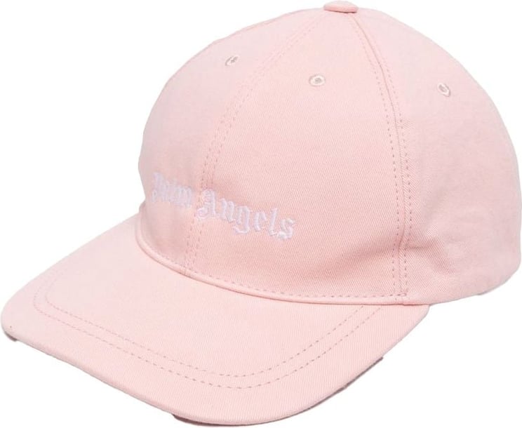 Palm Angels logo baseball cap pink Roze