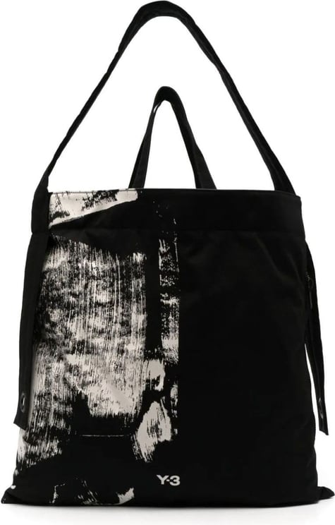 Y-3 logo-print recycled polyester tote Divers