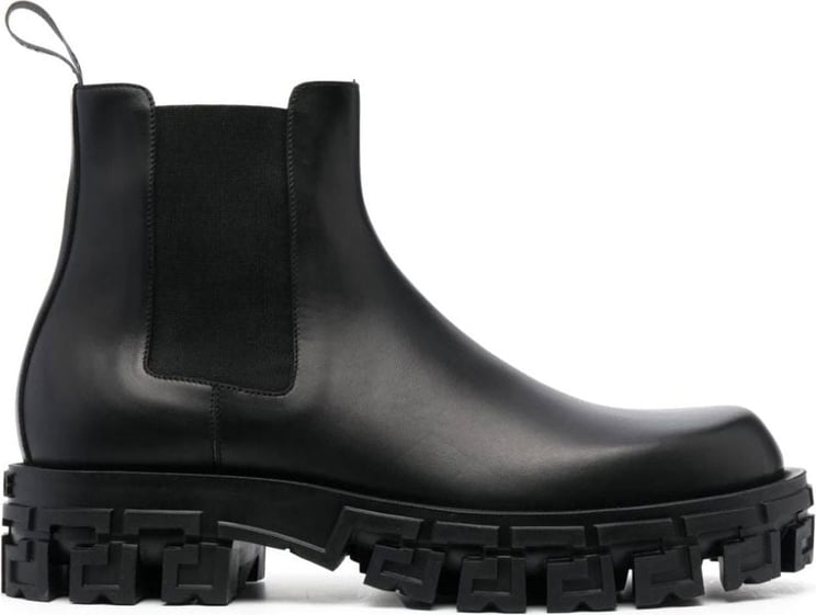 Versace Greca-sole ankle boots Zwart