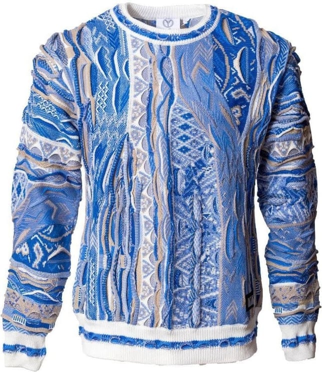 Carlo Colucci C11712 161 Sweater Light Blue Blauw