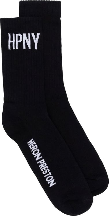 Heron Preston hpny long sock black Zwart