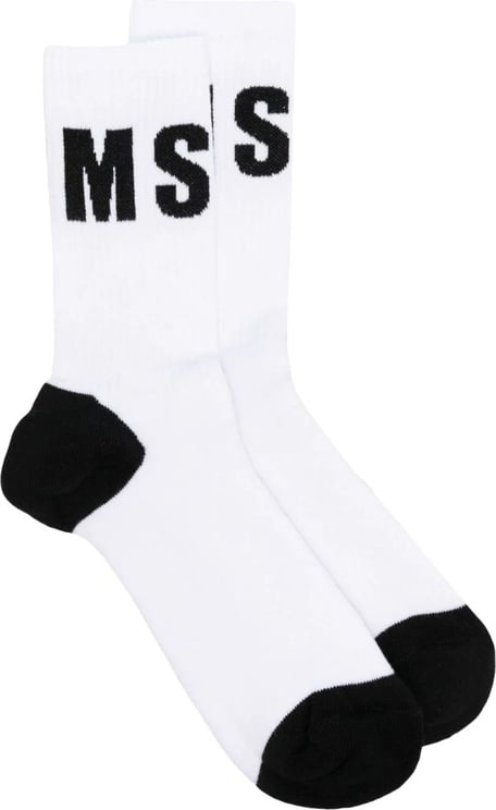 MSGM calze white Wit