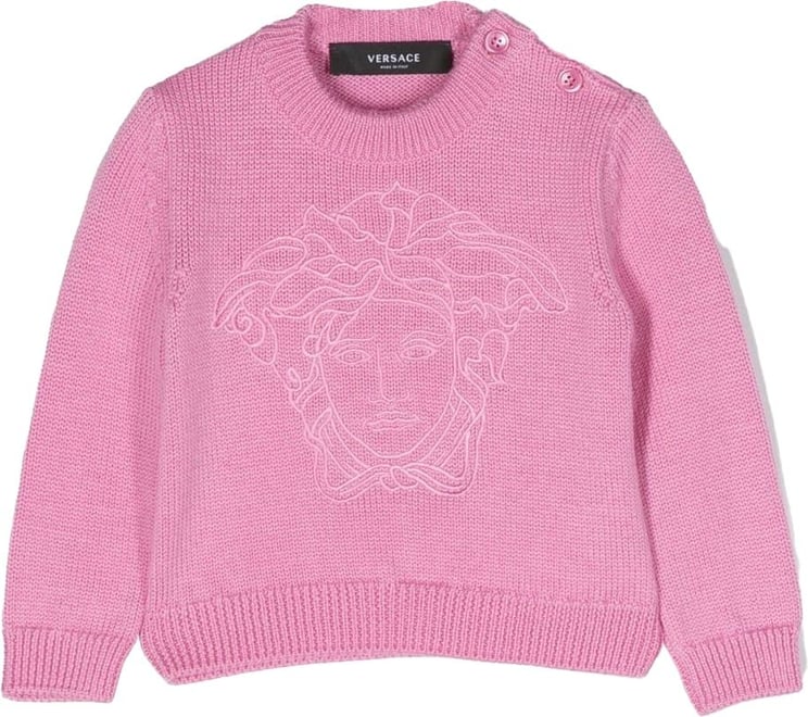 Versace knit sweater pink Roze