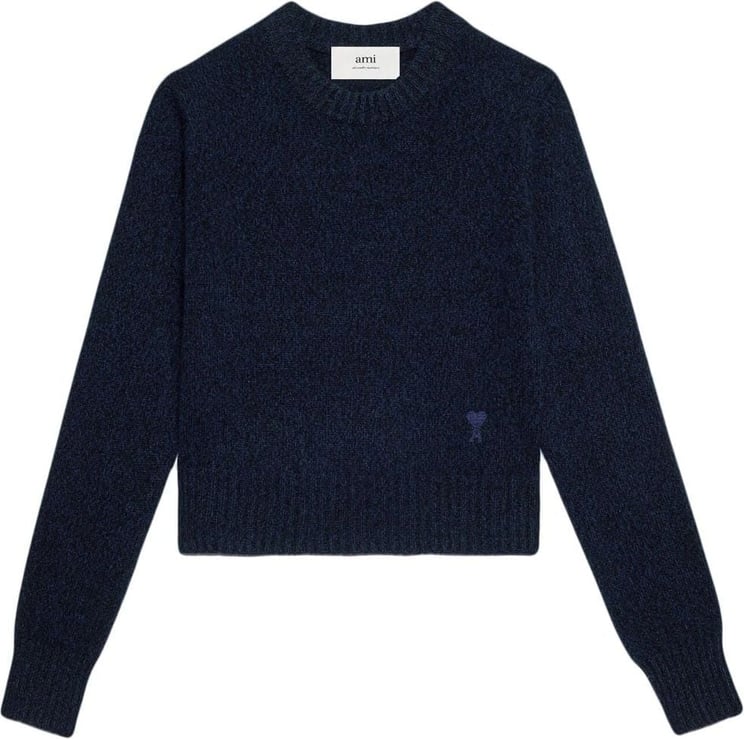 AMI Paris Sweaters Blue Blauw
