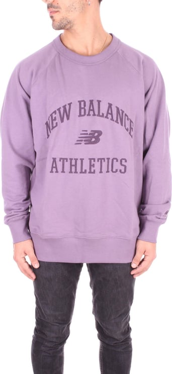 New Balance Sweaters Purple Paars