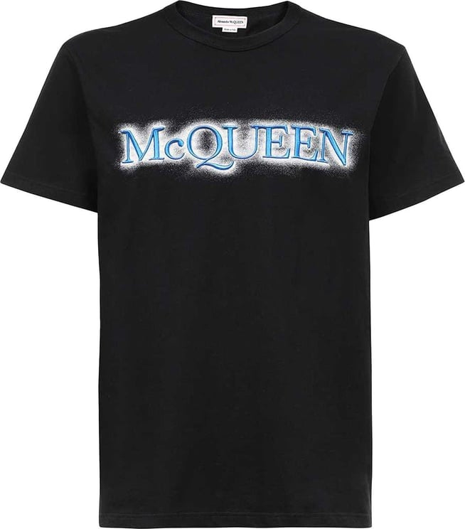 Alexander McQueen ALEXANDER MCQUEEN Logo T-Shirt Zwart