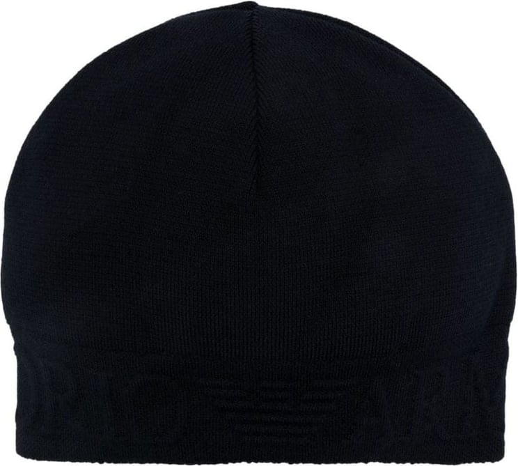 Emporio Armani cappello beanie darkblue (navy) Blauw