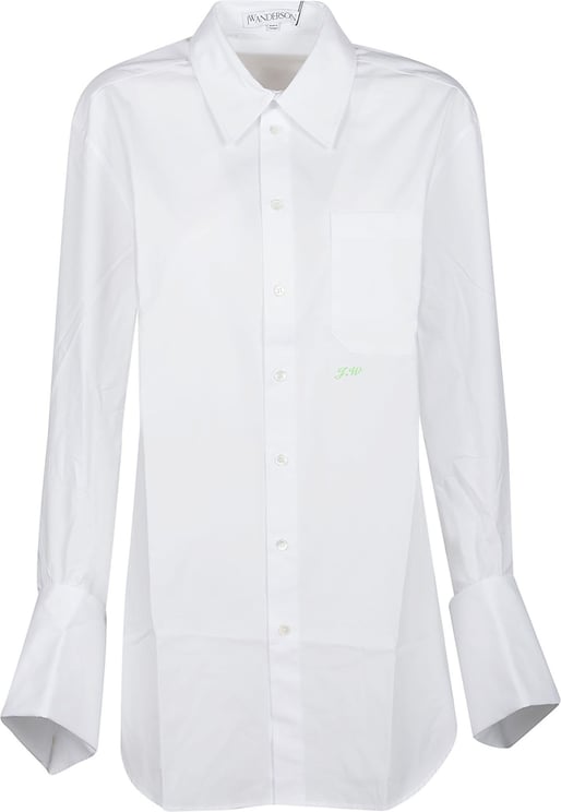 J.W. Anderson Oversized Cuff Shirt White Wit