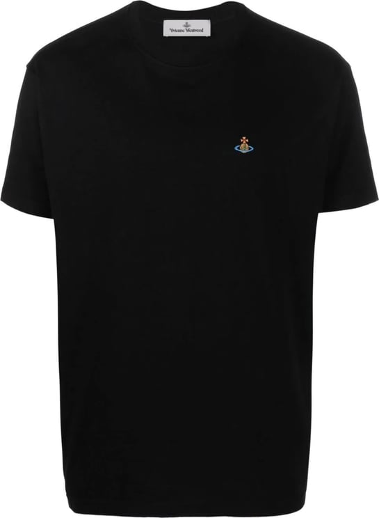 Vivienne Westwood Classic T-shirt Multicolour Orb Black Zwart