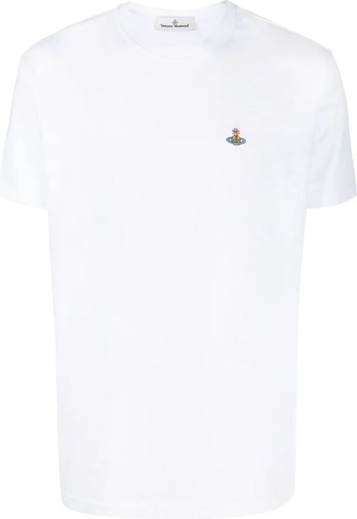 Vivienne Westwood Classic T-shirt Multicolour Orb White Wit