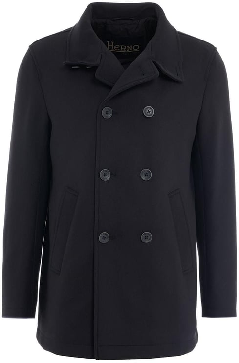 Herno double breasted coat clearance