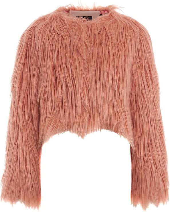 Pinko Faux fur jacket "Garfield" Roze