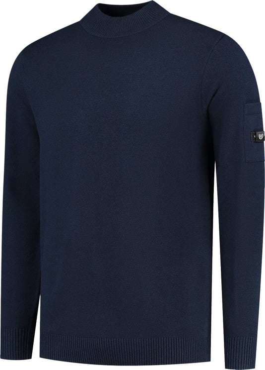 Quotrell Quotrell Couture - Cannes Knitted Sweater | Navy Blauw