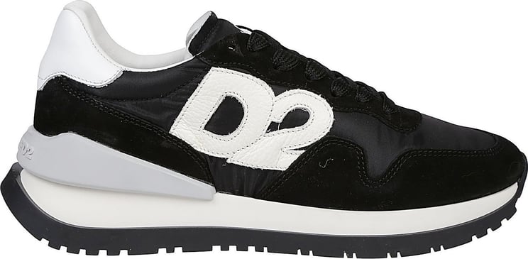 Dsquared2 Running Lace-up Low Top Sneakers Black Zwart