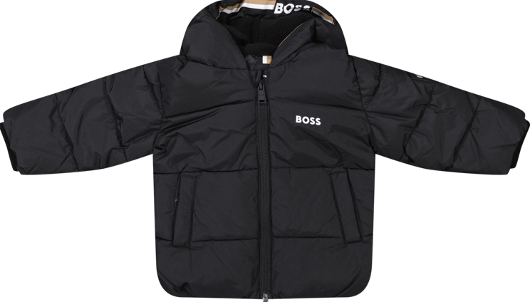 Hugo Boss Boss Baby Jongens Jas Zwart Zwart