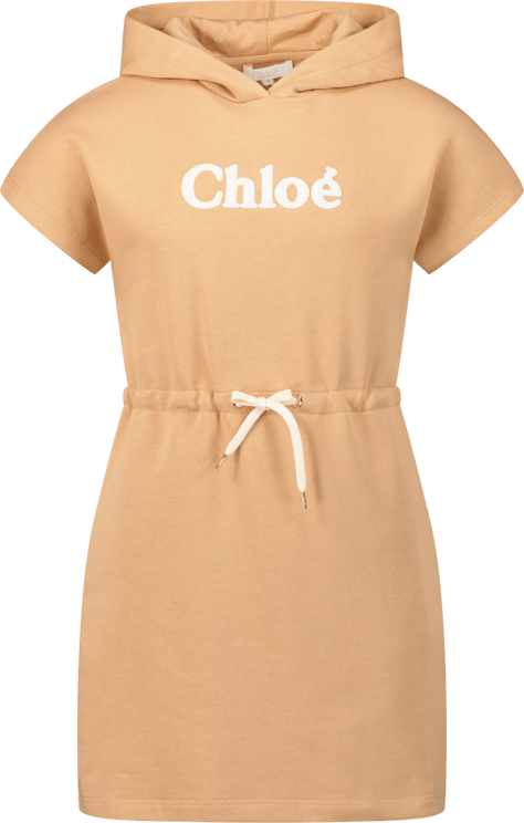 Chloé Chloe Kinder Meisjes Jurk Camel Taupe