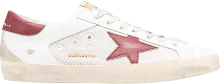 Golden Goose Super-Star mesh lace-up sneakers Wit