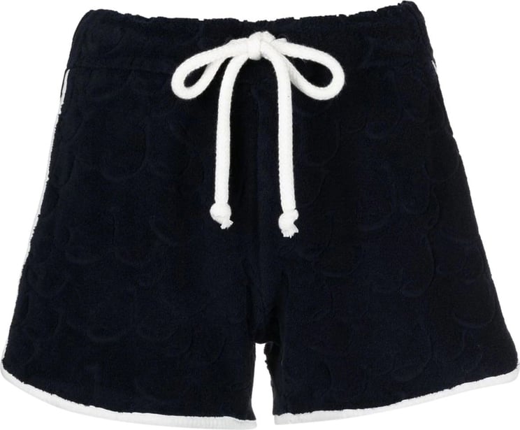 Jacob Cohen logo-embossed cotton shorts Blauw
