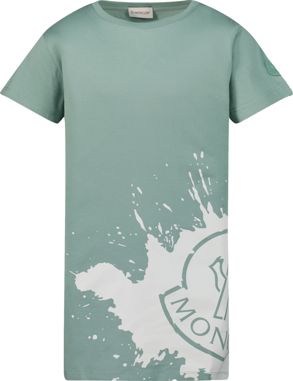 Moncler Moncler Kinder Meisjes T-Shirt Mint Groen