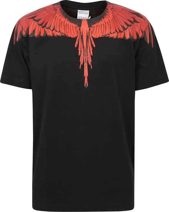 Marcelo Burlon icon wings regular tshirt Zwart