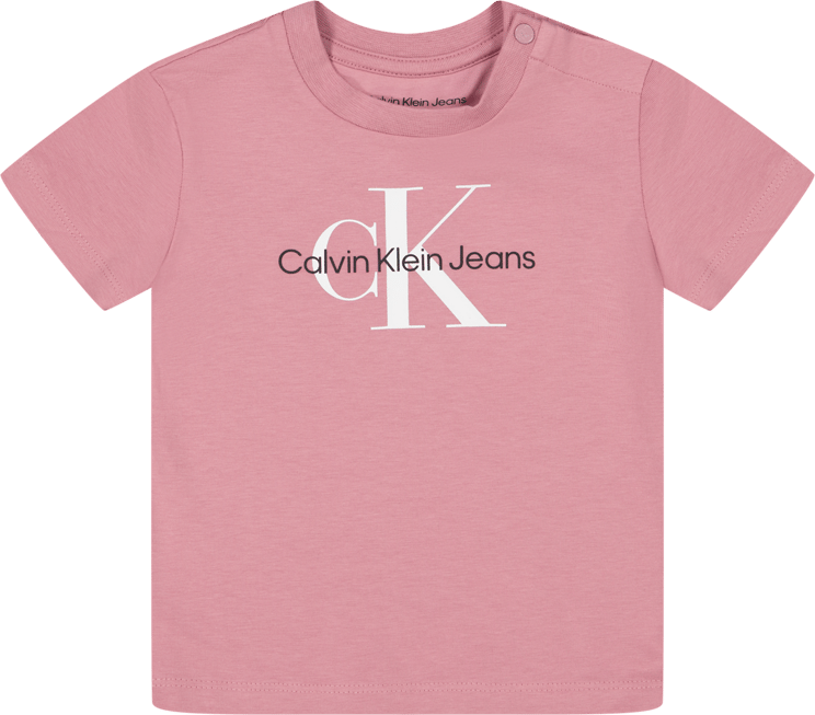 Calvin Klein Calvin Klein Baby Meisjes T-Shirt Oud Roze Roze