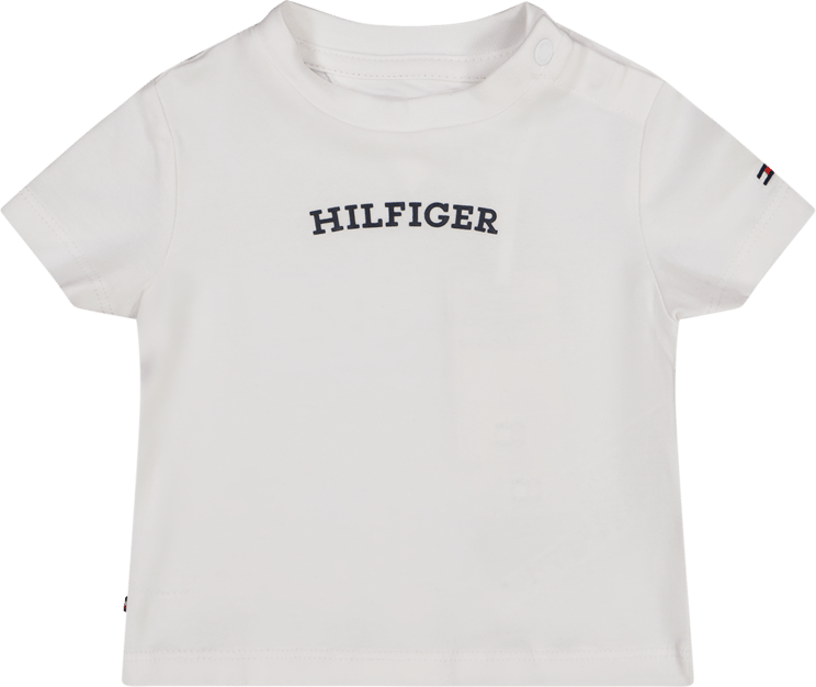 Tommy Hilfiger Tommy Hilfiger Baby Unisex T-Shirt Wit Wit