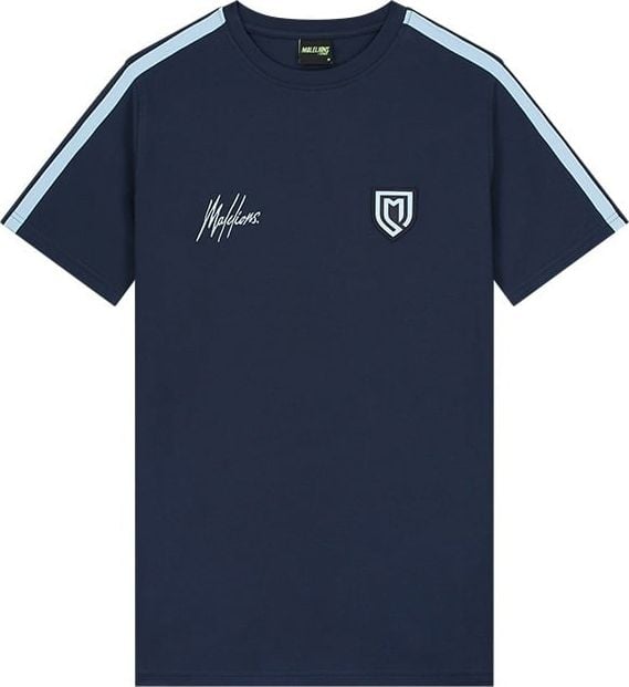 Malelions Sport Academy T-Shirt - Navy/Blue Blauw