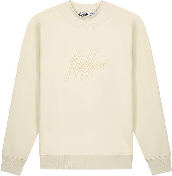 Malelions Essentials Brand Sweater - Beige Beige