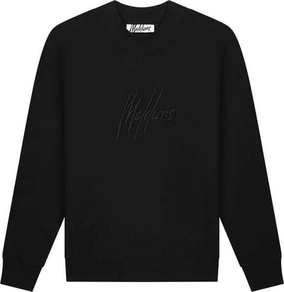 Malelions Essentials Brand Sweater - Black Zwart