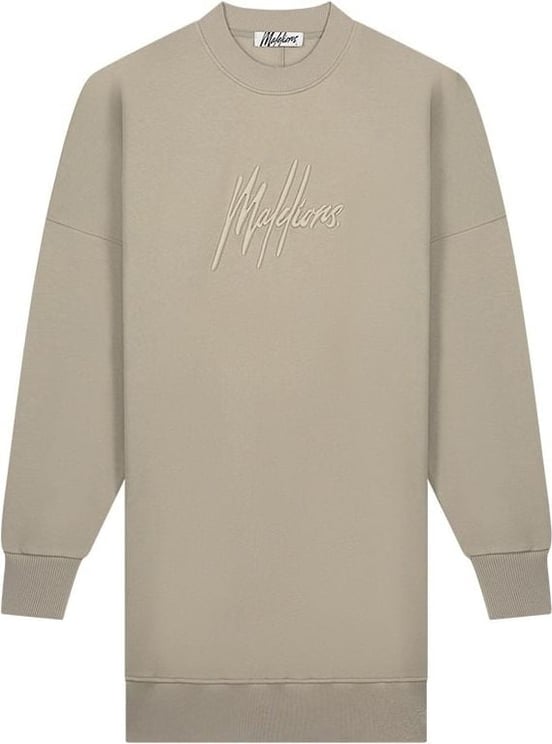 Malelions Essentials Sweater Dress - Taupe Taupe