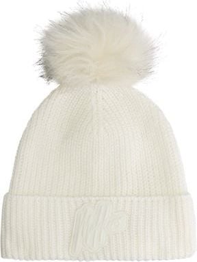 Malelions Signature Beanie - Off-White Wit