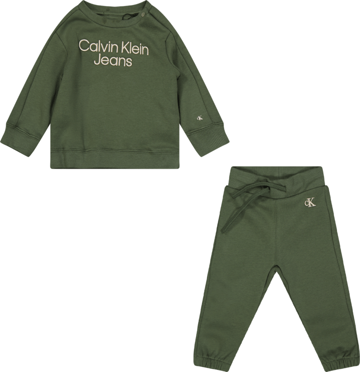 Calvin Klein Calvin Klein Baby Unisex Joggingpak Off White Wit