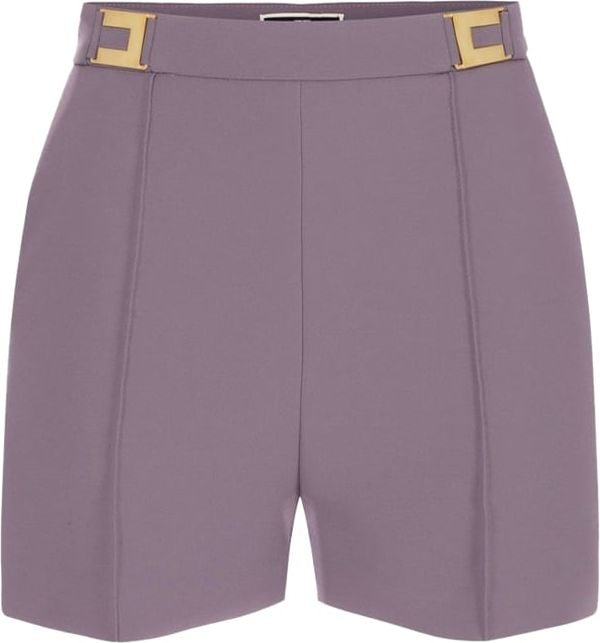 Elisabetta Franchi Trousers Purple Paars