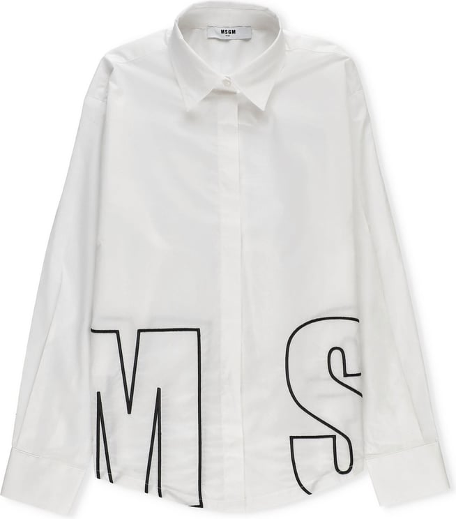 MSGM Shirts White Neutraal