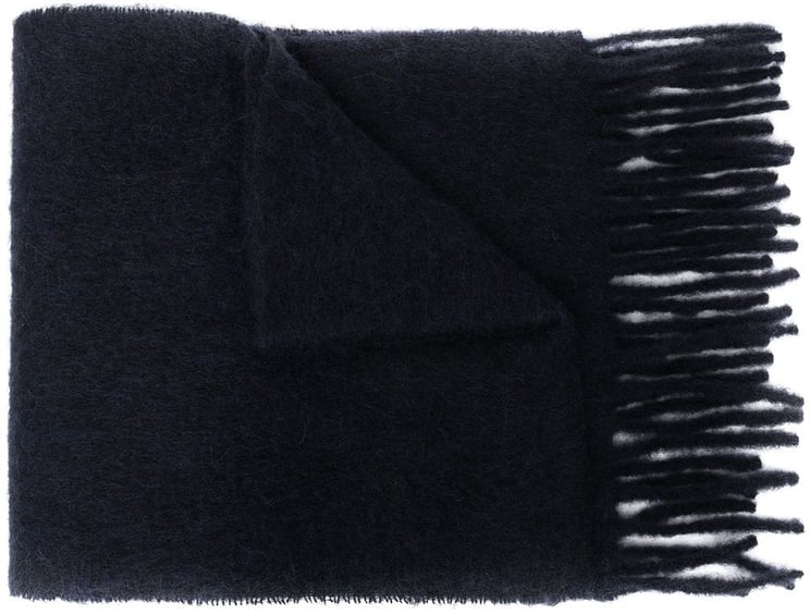 Marni Blauwe Alpaca sjaal Blauw