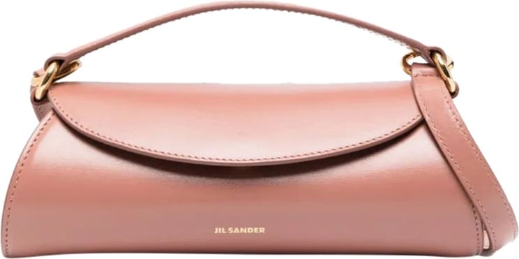 Jil Sander small Cannolo shoulder bag Roze