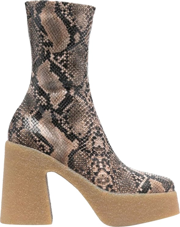 Stella McCartney snakeskin-effect ankle boots Divers
