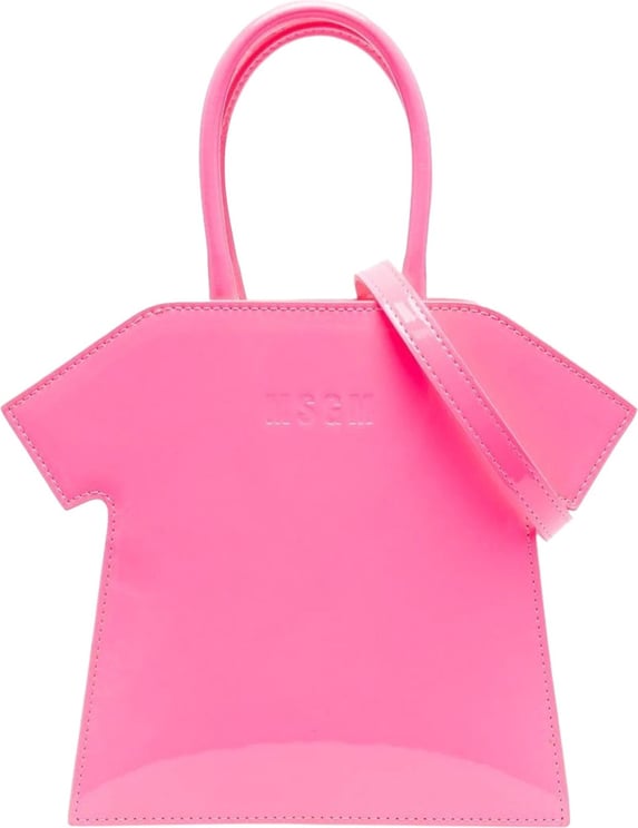 MSGM T-shirt shaped tote bag Roze