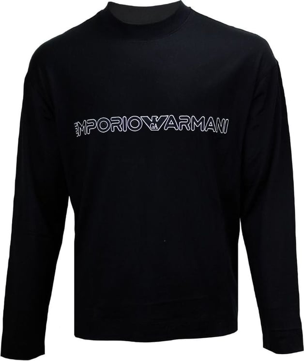 Emporio Armani Emporio Armani 3R1T65-1JUVZ Jersey T-Shirt Nero Zwart