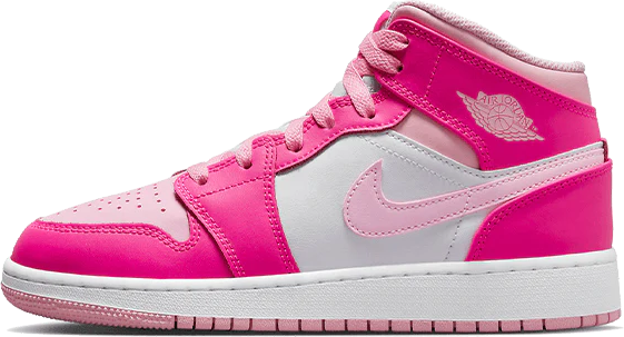 Nike Air Jordan 1 Mid Fierce Pink Roze