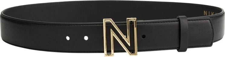 Nikkie N Logo Riem Zwart