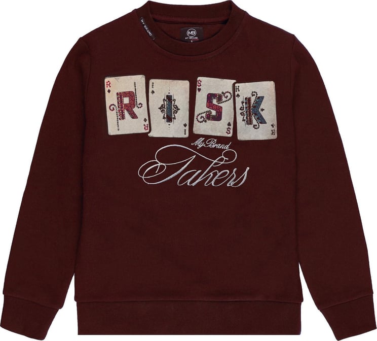 My Brand Risk Playercard Sweater Rood