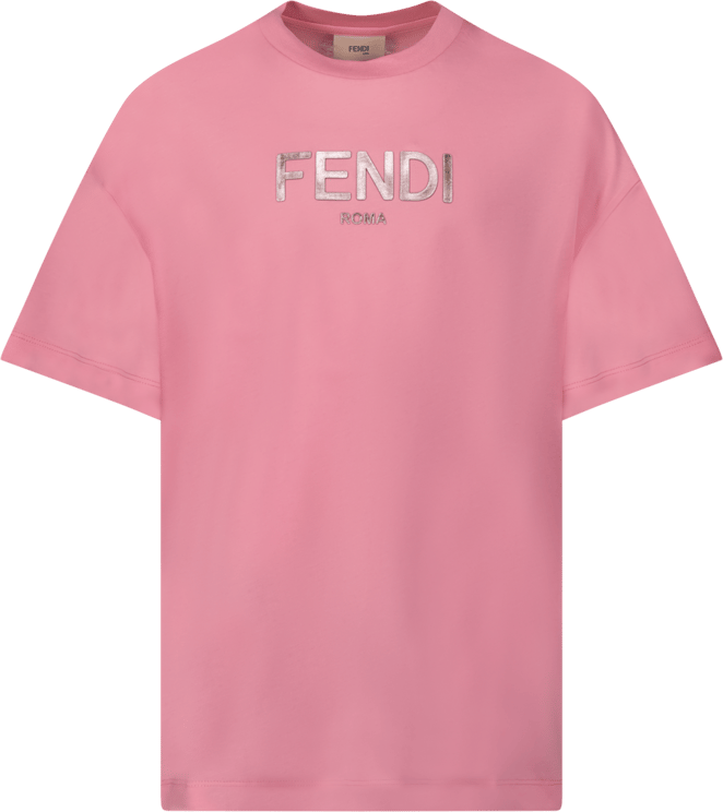 Fendi Fendi Kinder Meisjes T-Shirt Roze Roze