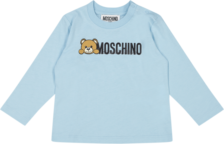 Moschino Moschino Baby Meisjes T-Shirt Licht Blauw Blauw