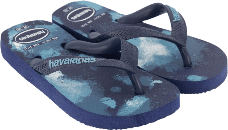 Havaianas Havaianas Kinder Jongens Slippers Navy Blauw
