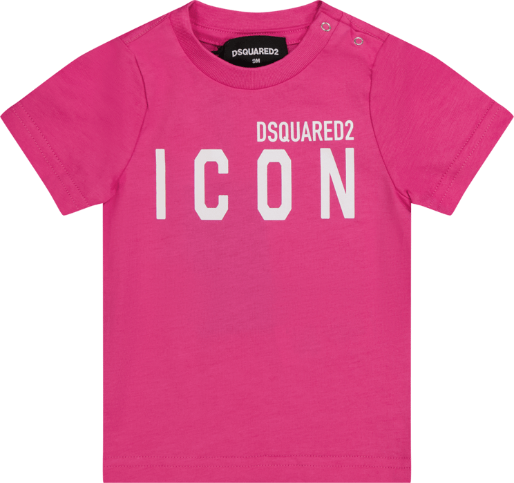 Dsquared2 Dsquared2 Baby Meisjes T-Shirt Fuchsia Roze