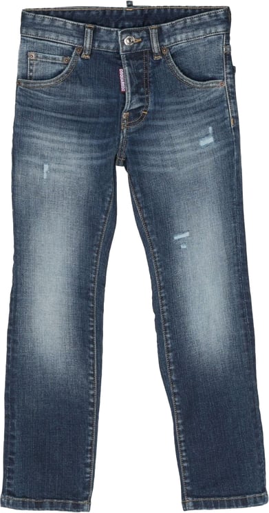 Dsquared2 Dsquared2 DQ0236 D0A4M kinder jeans blauw Blauw