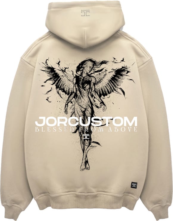 JORCUSTOM Bw-Angel Oversized Hoodie Sand Beige